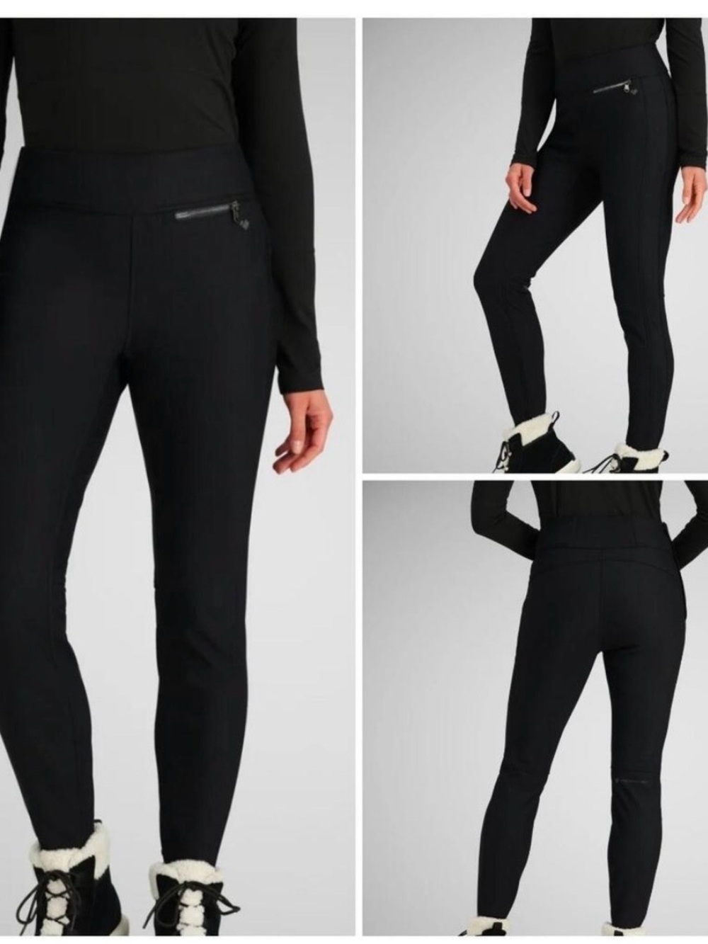 Obermeyer Jinks Softshell Pant Black Women's Ski pants Size 12